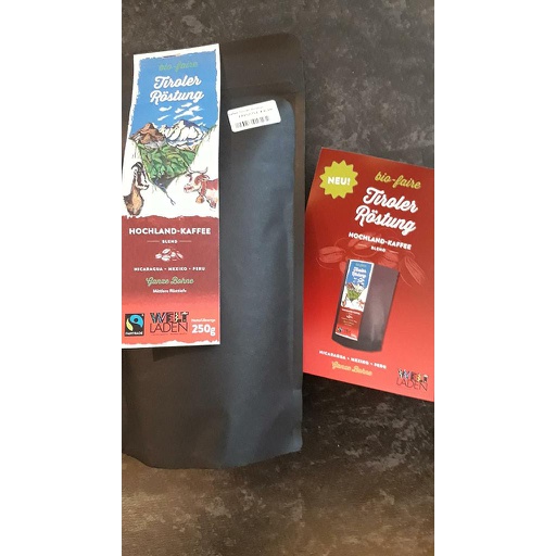 WELTLADEN Kaffee &quot;Tiroler Röstung&quot; (250 g)
